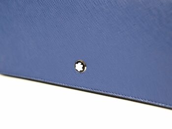 Túi đựng điện thoại Montblanc Sartorial Phone Pouch BIue 130819 - tui dung dien thoai montblanc sartorial phone pouch biue 130829 scaled