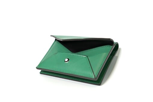 Ví đựng thẻ Montblanc Meistertsuck Selection Soft Card Holder 4cc Scottish Green 131257 - Image 2