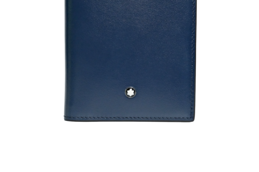 Ví Montblanc Meisterstuck Compact Wallet 6cc Ink Blue 131695 Ví Montblanc Mới Nguyên Hộp 3