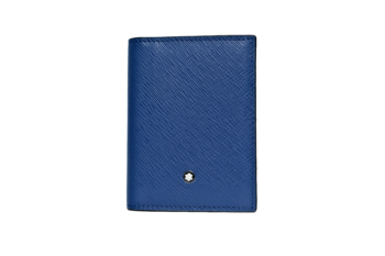Ví Montblanc Sartorial Card Holder 4cc Blue 130813 Ví Montblanc Mới Nguyên Hộp