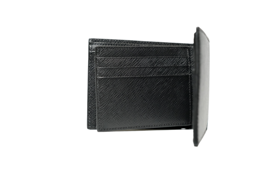 Ví Montblanc Sartorial Wallet 6cc 2 View Pockets Black 130318 Ví Montblanc Mới Nguyên Hộp 4