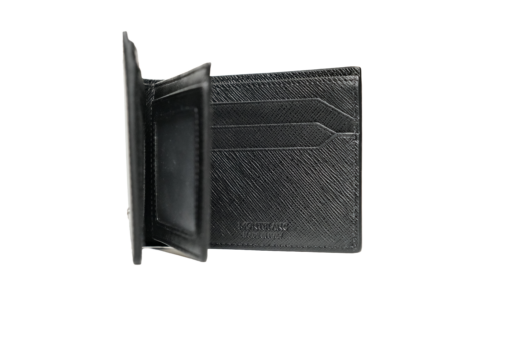 Ví Montblanc Sartorial Wallet 6cc 2 View Pockets Black 130318 Ví Montblanc Mới Nguyên Hộp 5