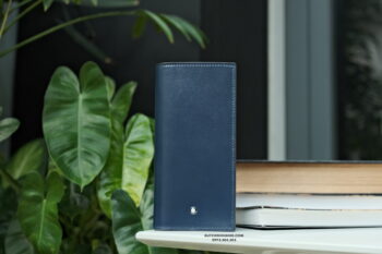 Ví tiền dài Montblanc Meisterstuck Long Wallet 15cc Ink Blue 131696 Sản phẩm ORDER Hàng Order