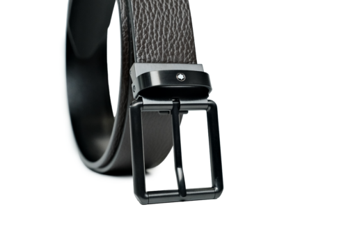 Thắt lưng Montblanc Roll Pin Buckle PVD Black Reversible Brown Grainy&Black Plain Leather Belt 131187 – 3,5cm Thắt lưng Montblanc Mới Nguyên Hộp 3