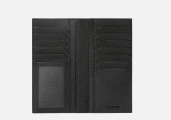 Ví Montblanc Sartorial Wallet 12cc Black with View Pocket 130076 Ví Montblanc Mới Nguyên Hộp 2