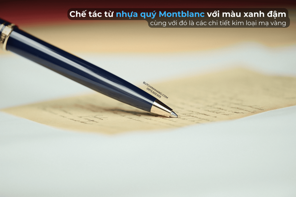 Chiếc bút với sự kết hợp độc đáo của xanh và vàng - Montblanc Generation Blue - chiec but voi su ket hop doc dao cua xanh va vang montblanc generation blue