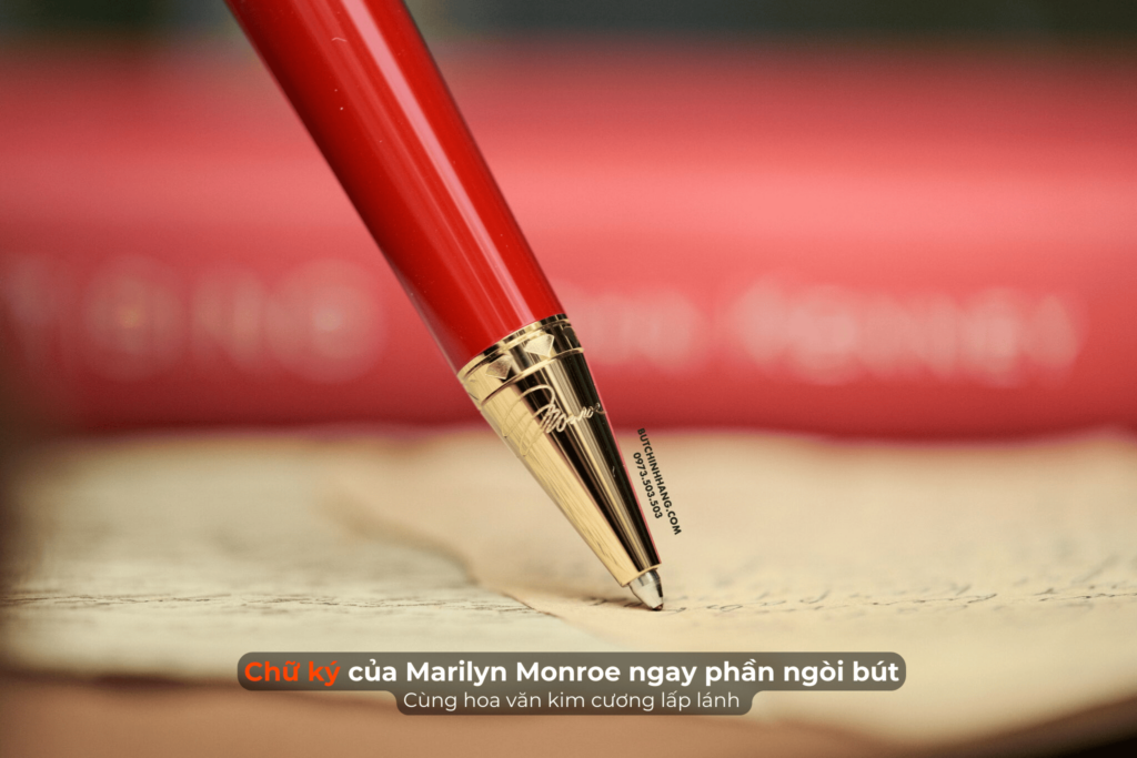 Màu son đỏ và chiếc bút Montblanc Special Edition tôn vinh nàng thơ Marilyn Monroe - mau son do va chiec but montblanc special edition ton vinh nang tho marilyn monroe