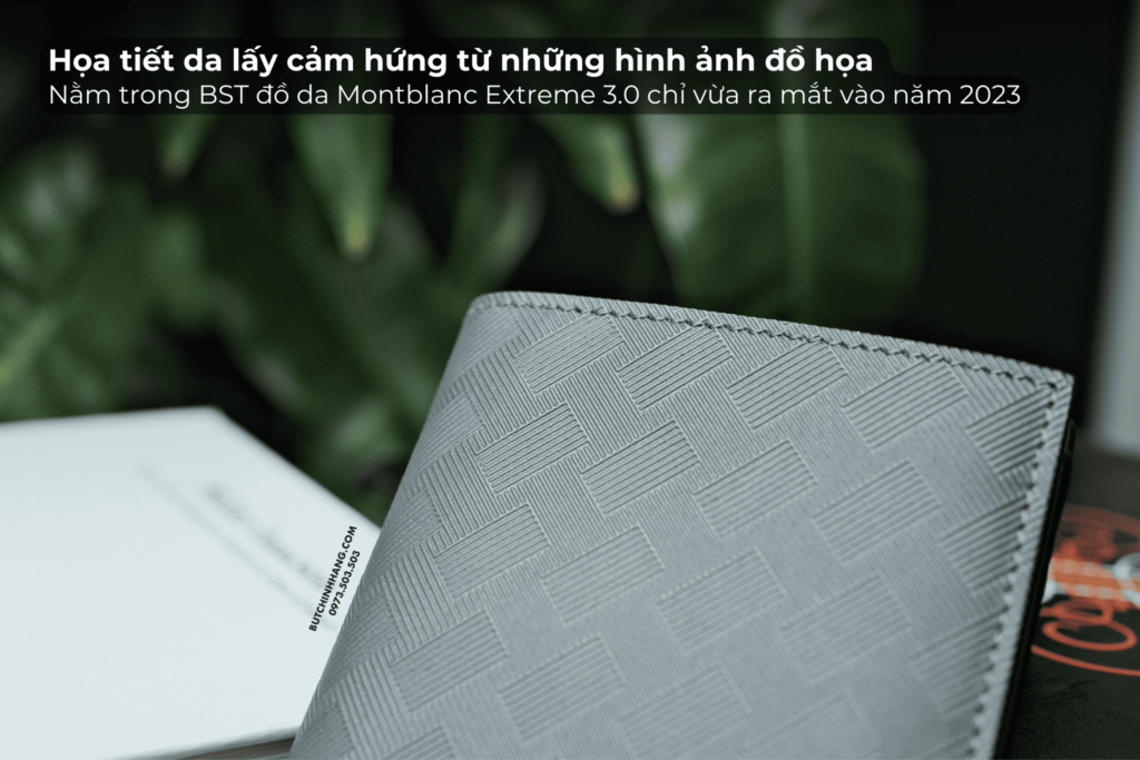 Màu xám Forged Iron độc đáo trên mẫu ví Montblanc Extreme 3.0 Compact Wallet 130256 - mau xam forged iron doc dao tren mau vi montblanc extreme 3.0 compact wallet 130258