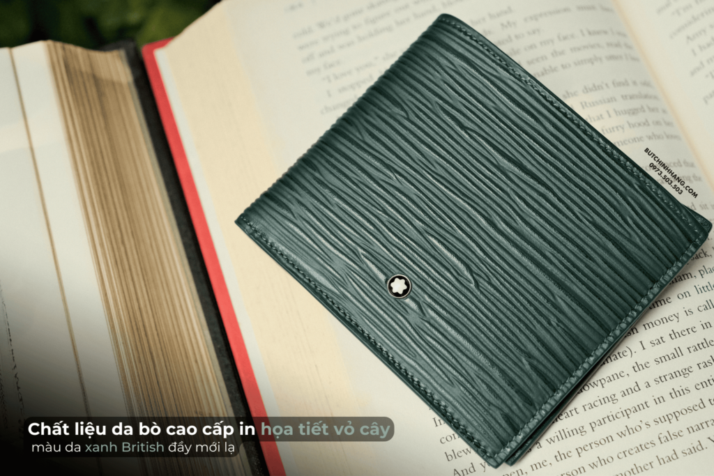 Màu xanh British và thiết kế vỏ cây của chiếc ví Montblanc Meistertsuck 4810 Wallet 8cc 130936 - mau xanh british va thiet ke vo cay cua chiec vi montblanc meistertsuck 4810 wallet 8cc 130938