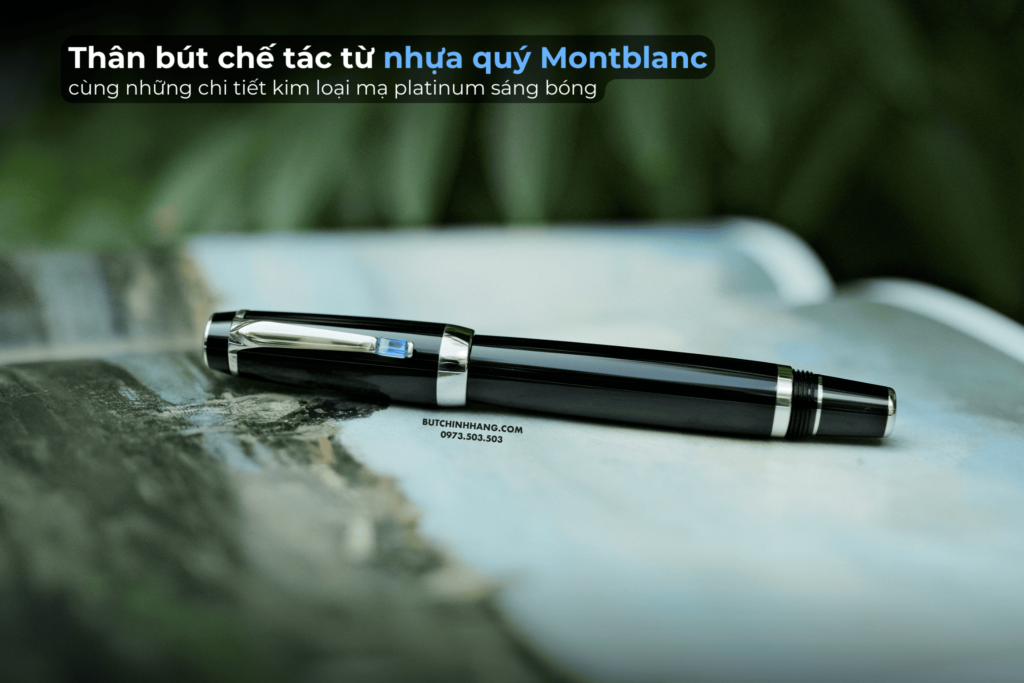 Màu xanh của đá sapphire trên chiếc bút ký bi nước Boheme Bleu - mau xanh cua da sapphire tren chiec but ky bi nuoc boheme bleu 2