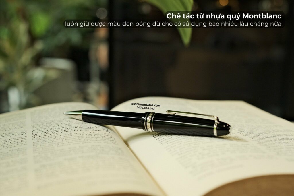 The bravery comes from the Montblanc Meisterstuck Legrand Platinum Coated rotating ballpoint pen - su ban linh den tu chiec but bi rotative montblanc meisterstuck legrand platinum coated