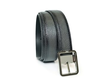 Thắt lưng Montblanc Rectangular Frame Shiny Ruthenium & Palladium Grey Sfumato Grainy Belt Leather 131191 - 3,5cm - that lung montblanc rectangular frame shiny ruthenium amp palladium grey sfumato grainy belt leather 131191 35cm scaled