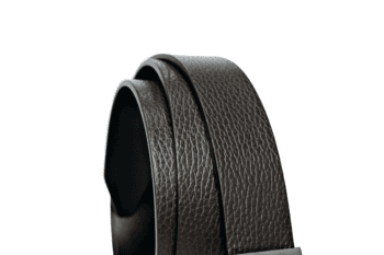 Thắt lưng Montblanc Roll Pin Buckle PVD Black Reversible Brown Grainy&Black Plain Leather Belt 131187 - 3,5cm - that lung montblanc roll pin buckle pvd black reversible brown grainyampblack plain leather belt 131187 35cm 1