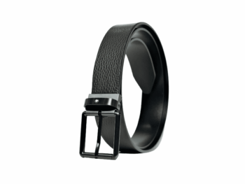 Thắt lưng Montblanc Roll Pin Buckle PVD Black Reversible Brown Grainy&Black Plain Leather Belt 131187 - 3,5cm - that lung montblanc roll pin buckle pvd black reversible brown grainyampblack plain leather belt 131187 35cm 5