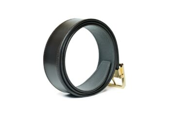 Thắt lưng Montblanc Square Frame Pin Buckle Shiny Light Gold Reversible Dark Brown/Grey Saffiano Belt Leather 131165 - 4cm - that lung montblanc square frame pin buckle shiny light gold reversible dark browngrey saffiano belt leather 131165 4cm 2