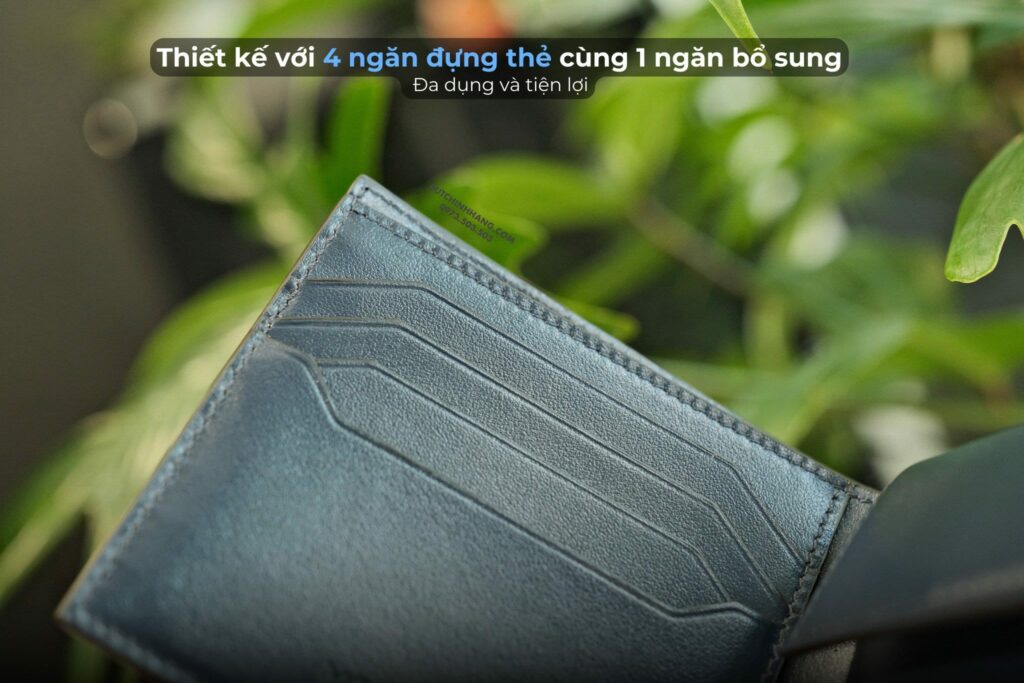 Thiết kế đặc biệt với 1 túi đựng xu bên trong - Chiếc ví Montblanc Meisterstuck Wallet Ink Blue 131934 - thiet ke dac biet voi 1 tui dung xu ben trong chiec vi montblanc meisterstuck wallet ink blue 131934