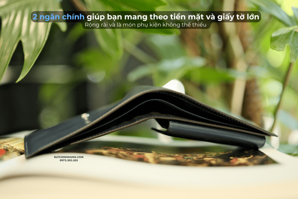 Thiết kế đặc biệt với 1 túi đựng xu bên trong - Chiếc ví Montblanc Meisterstuck Wallet Ink Blue 131934 - thiet ke dac biet voi 1 tui dung xu ben trong chiec vi montblanc meisterstuck wallet ink blue 131934