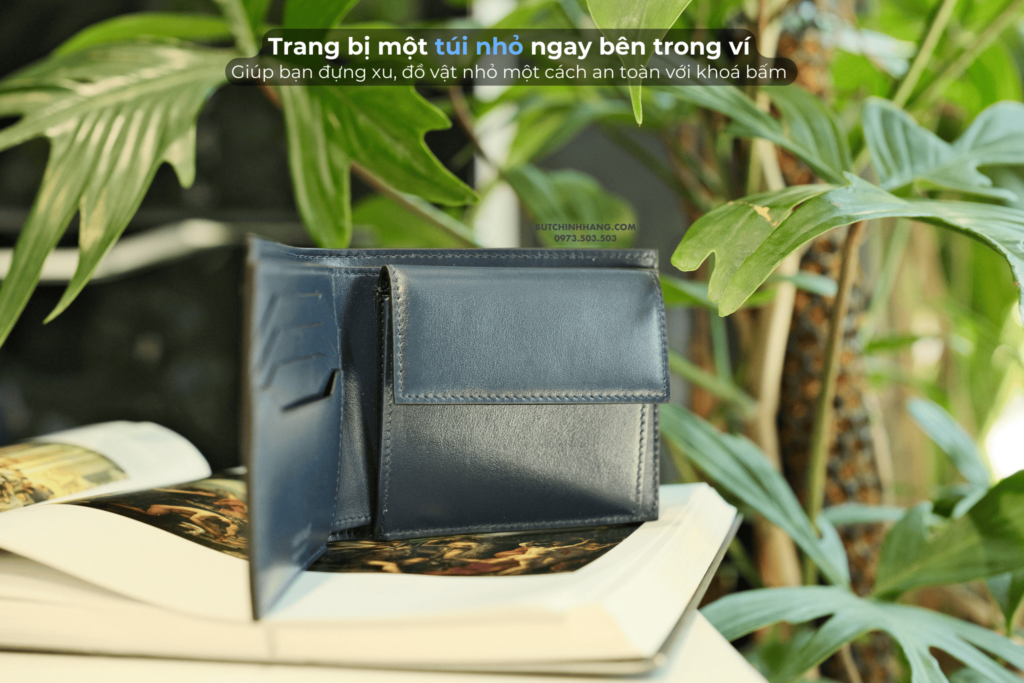 Thiết kế đặc biệt với 1 túi đựng xu bên trong - Chiếc ví Montblanc Meisterstuck Wallet Ink Blue 131934 - thiet ke dac biet voi 1 tui dung xu ben trong chiec vi montblanc meisterstuck wallet ink blue 131935