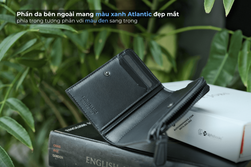 Thiết kế với túi khoá đặc biệt - Chiếc ví Montblanc Extreme 3.0 Card Holder 3cc cùng màu xanh Atlantic - thiet ke voi tui khoa dac biet chiec vi montblanc extreme 3.0 card holder 3cc cung mau xanh atlantic 2