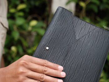 Túi clutch Montblanc Meisterstuck 4810 Envelope Pouch Black 130921 - tui clutch montblanc meisterstuck 4810 envelope pouch black 130924