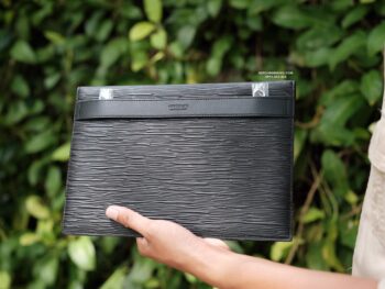 Túi clutch Montblanc Meisterstuck 4810 Envelope Pouch Black 130921 - tui clutch montblanc meisterstuck 4810 envelope pouch black 130926