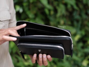 Túi Montblanc Sartorial Mini Bag Black 130306 9 Túi clutch Montblanc Sartorial Mini Bag Black 130306 - tui clutch montblanc sartorial mini bag black 130311