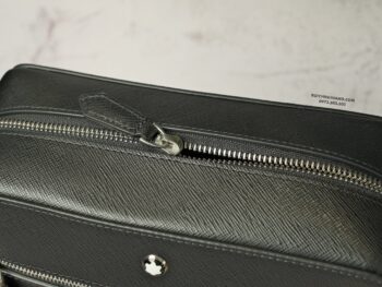 Túi clutch Montblanc Sartorial Wash Bag Black 131719 - tui clutch montblanc sartorial wash bag black 131721