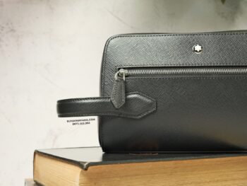 Túi clutch Montblanc Sartorial Wash Bag Black 131719 - tui clutch montblanc sartorial wash bag black 131722