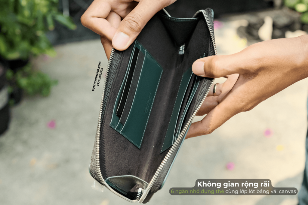 Túi đựng điện thoại và đựng nhiều thứ khác nữa - Montblanc Meistertsuck 4810 Phone Pouch British Green 130940 - tui dung dien thoai va dung nhieu thu khac nua montblanc meistertsuck 4810 phone pouch british green 130941