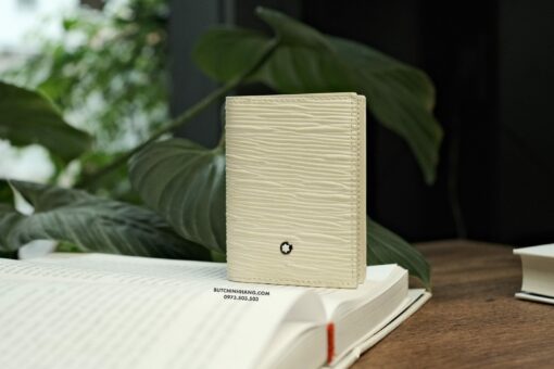 Ví đựng thẻ Montblanc Meisterstuck 4810 Card Holder 4cc Ivory 130942