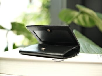 Ví đựng thẻ Montblanc Meisterstuck Business Card Holder with Flap Black 130084 - vi dung the montblanc meisterstuck business card holder with flap black 130086