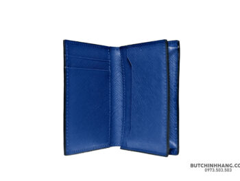 Ví đựng thẻ Montblanc Sartorial Card Holder 4cc Blue 130813 - vi dung the montblanc sartorial card holder 4cc blue 130814 3 scaled
