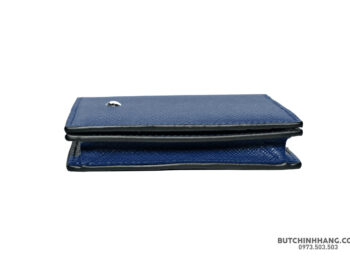 Ví đựng thẻ Montblanc Sartorial Card Holder 4cc Blue 130813 - vi dung the montblanc sartorial card holder 4cc blue 130814 5 scaled