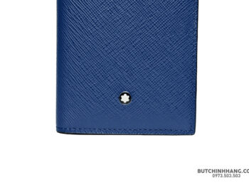 Ví đựng thẻ Montblanc Sartorial Card Holder 4cc Blue 130813 - vi dung the montblanc sartorial card holder 4cc blue 130814 6 scaled