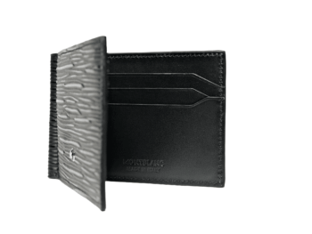 Ví kẹp tiền Montblanc Meisterstuck 4810 Wallet 6cc with Money Clip Black 130925 - vi kep tien montblanc meisterstuck 4810 wallet 6cc with money clip black 130929