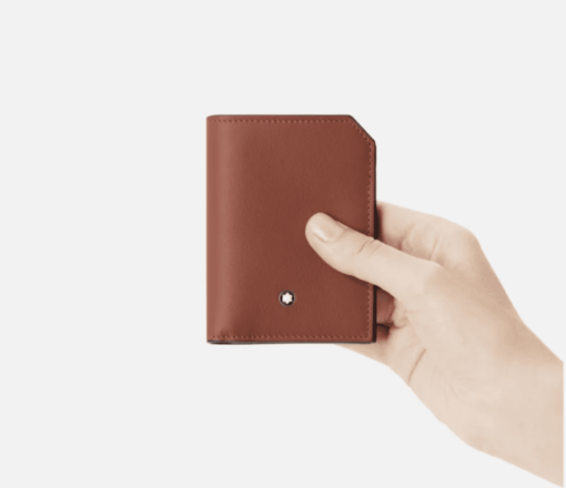Ví Montblanc Meisterstuck Selection Soft Mini Wallet 4cc Light Brick 131243