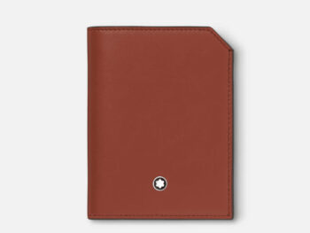 Ví Montblanc Meisterstuck Selection Soft Mini Wallet 4cc Light Brick 131243 - vi montblanc meisterstuck selection soft mini wallet 4cc light brick 131247