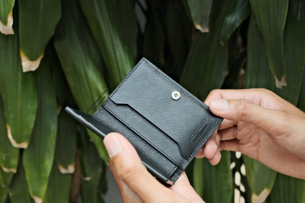Ví Montblanc Sartorial Mini Wallet 4cc Black 130321 - vi montblanc sartorial mini wallet 4cc black 130321