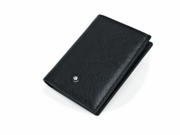 Ví Montblanc Sartorial Mini Wallet 4cc Black 130321 - vi montblanc sartorial mini wallet 4cc black 130327
