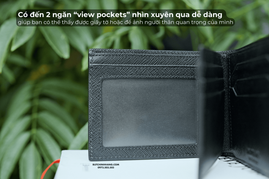 Ví Montblanc Sartorial Wallet 6cc 2 View Pockets Black 130318 - Giúp bạn mang theo “cả thế giới” - vi montblanc sartorial wallet 6cc 2 view pockets black 130318 giup ban mang theo ca the gioi 2