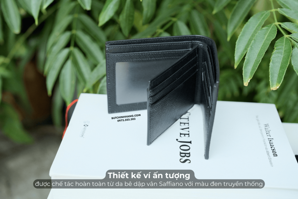 Ví Montblanc Sartorial Wallet 6cc 2 View Pockets Black 130318 - Giúp bạn mang theo “cả thế giới” - vi montblanc sartorial wallet 6cc 2 view pockets black 130318 giup ban mang theo ca the gioi 3