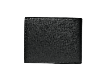 Ví Montblanc Sartorial Wallet 6cc 2 View Pockets Black 130318 - vi montblanc sartorial wallet 6cc 2 view pockets black 130320