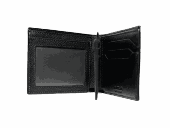 Ví Montblanc Sartorial Wallet 6cc 2 View Pockets Black 130318 - vi montblanc sartorial wallet 6cc 2 view pockets black 130321