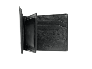 Ví Montblanc Sartorial Wallet 6cc 2 View Pockets Black 130318 - vi montblanc sartorial wallet 6cc 2 view pockets black 130322