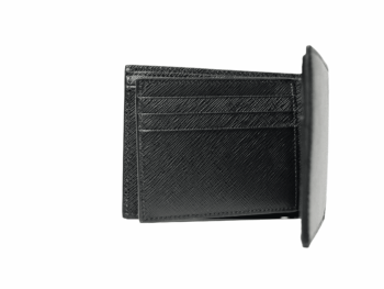 Ví Montblanc Sartorial Wallet 6cc 2 View Pockets Black 130318 - vi montblanc sartorial wallet 6cc 2 view pockets black 130323