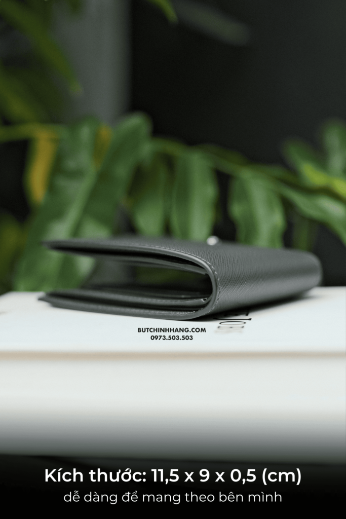 Ví Montblanc Sartorial Wallet 6cc Forged Iron 131722 - Thanh lịch và ấn tượng cùng màu xám Forged Iron  - vi montblanc sartorial wallet 6cc forged iron 131722 thanh lich va an tuong cung mau xam forged iron