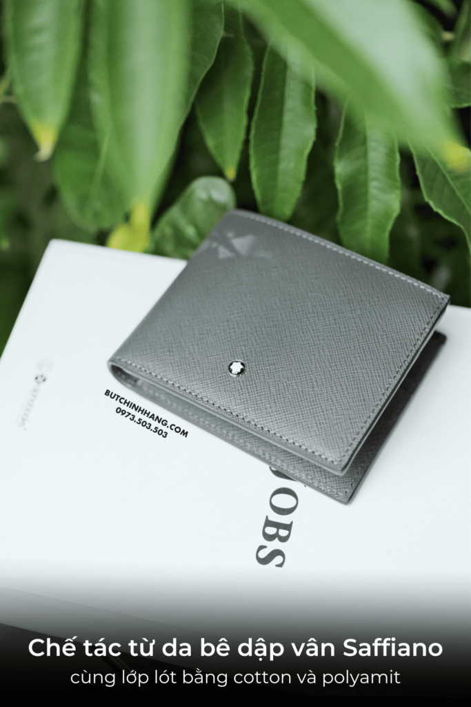 Ví Montblanc Sartorial Wallet 6cc Forged Iron 131722 - Thanh lịch và ấn tượng cùng màu xám Forged Iron  - vi montblanc sartorial wallet 6cc forged iron 131723