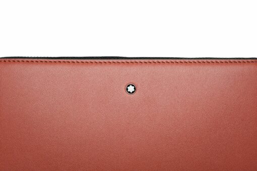 Ví tiền đa năng Montblanc Meistertsuck Selection Soft Wallet 12cc Zip Around Light Brick 131253 - Image 5