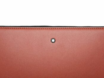 Ví tiền đa năng Montblanc Meistertsuck Selection Soft Wallet 12cc Zip Around Light Brick 131253 - vi tien da nang montblanc meistertsuck selection soft wallet 12cc zip around light brick 131253 scaled