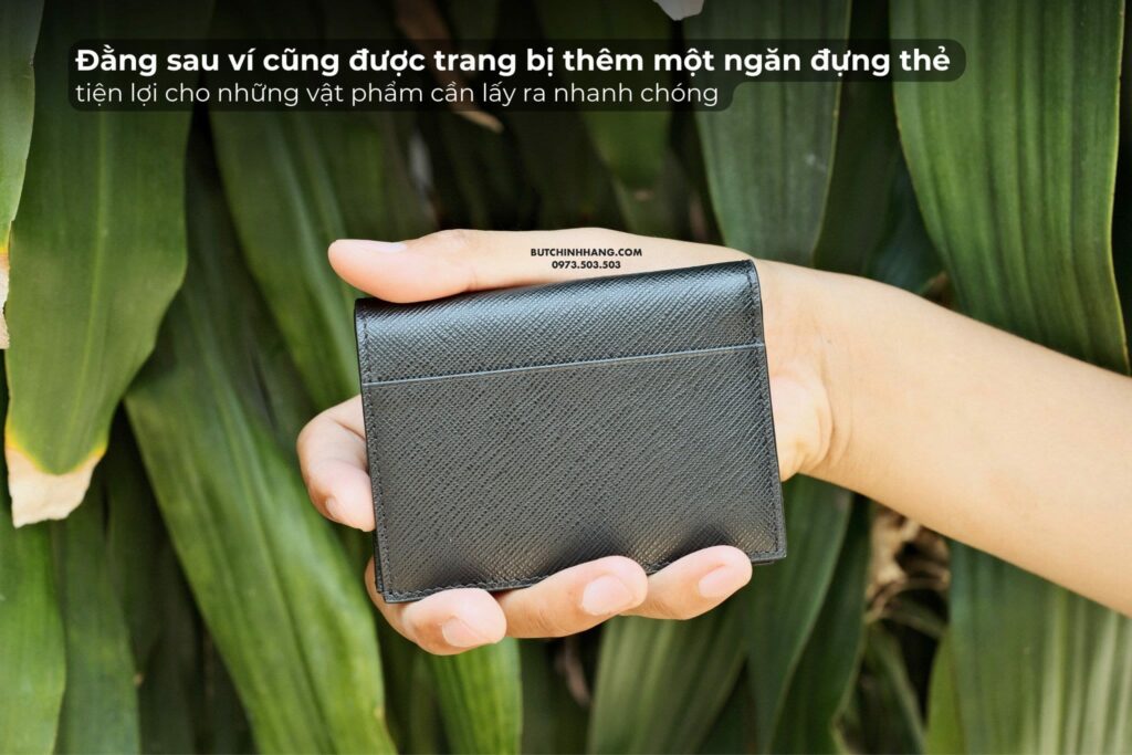Xu hướng tối giản lên ngôi với chiếc ví Mini Montblanc Sartorial 4cc Black 130321 - xu huong toi gian len ngoi voi chiec vi mini montblanc sartorial 4cc black 130321